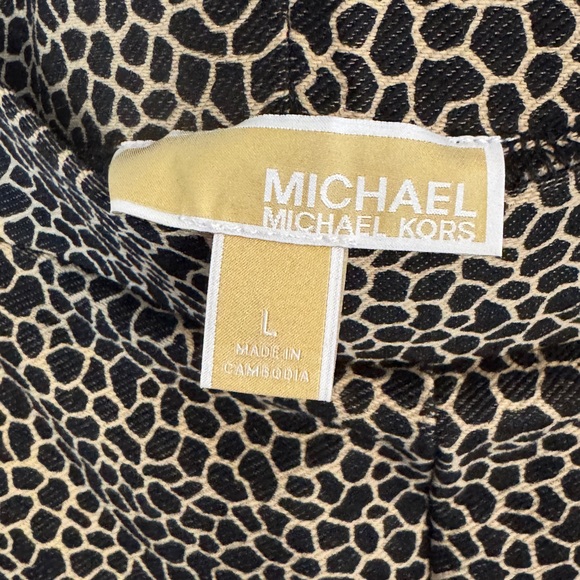 MK Leopard Print Women's Flare Pull-On Size - L - Picture 3 of 5